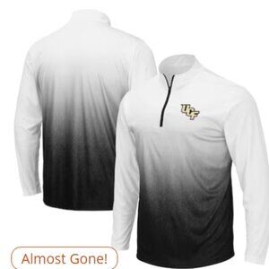Women's Colosseum Gray UCF Knights Magic Team Logo Quarter-Zip Jacket